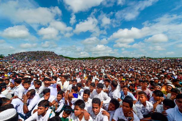 Rohingya People gathering in a meeting